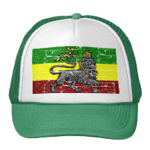 Diseño de la bandera de Rastafarian Gorro