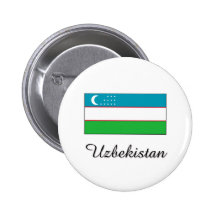 Diseño de la bandera de Uzbekistán Pins