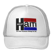 DISEÑO de la CARIDAD de Haití de la ayuda Gorra