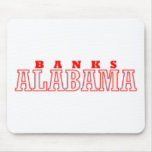 Diseño de la ciudad de los bancos, Alabama Alfombrillas De Raton