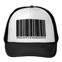 ¡Diseño de la clave de barras! Gorra