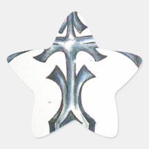 diseño de la cruz de photo-20.JPG Calcomanía Forma De Estrella