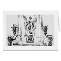 Diseño de la fuente "de los jardines de Wilton", c Tarjeton