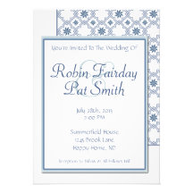 Diseño de la invitación del boda del Moorish - azu