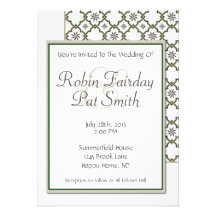 Diseño de la invitación del boda del Moorish - gri