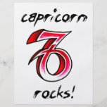 ¡Diseño de la muestra del horóscopo del Capricorni Tarjetones
