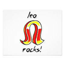 ¡Diseño de la muestra del zodiaco de Leo! Invitación Personalizada