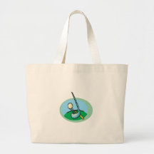 Diseño de la pelota de golf y del club bolsas de mano