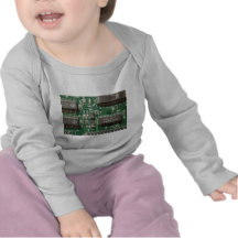Diseño de la placa de circuito camiseta