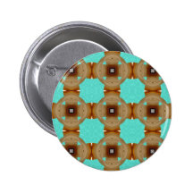 ¡Diseño de la repetición de la aguamarina de la ág Pin