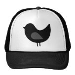 ¡Diseño de la silueta del pájaro! Gorros Bordados