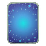 Diseño de las estrellas azules mangas de iPad