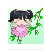 Diseño de las hadas de Manga por Nekoni Tarjetas Postales