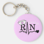 Diseño de los regalos QRS del RN de la enfermera d Llavero