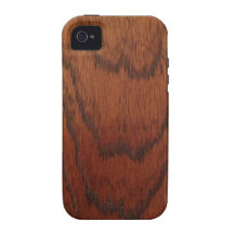 Diseño de madera rico Case-Mate iPhone 4 carcasa