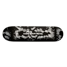 Diseño de metales pesados de la roca del Grunge Monopatín Personalizado