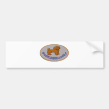 Diseño de Poodlerific Pegatina De Parachoque