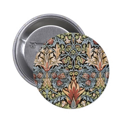 Diseño de Snakeshead de William Morris Pins