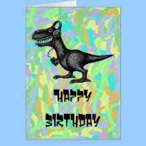 Diseño de tarjeta divertido del feliz cumpleaños d tarjetas
