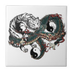 Diseño de Yin Yang Azulejo