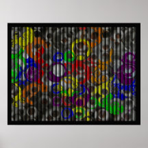 diseño del arco iris de las KMF Posters