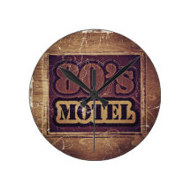 Diseño del arte de los años 80 del motel del vinta