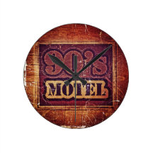 Diseño del arte de los años 90 del motel del vinta
