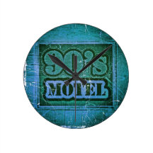 Diseño del arte de los años 90 del motel del vinta