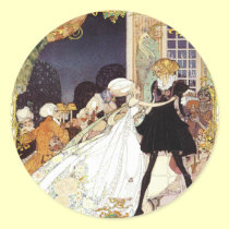 Diseño del arte del estilo del vintage del baile d pegatinas