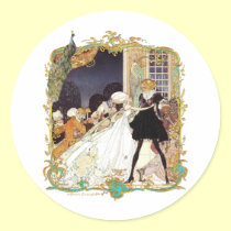 Diseño del arte del estilo del vintage del baile d pegatinas