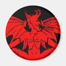 Diseño del arte gráfico del vintage de Satan del d Iman