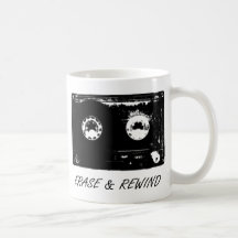¡Diseño del casete del vintage! Taza De Café