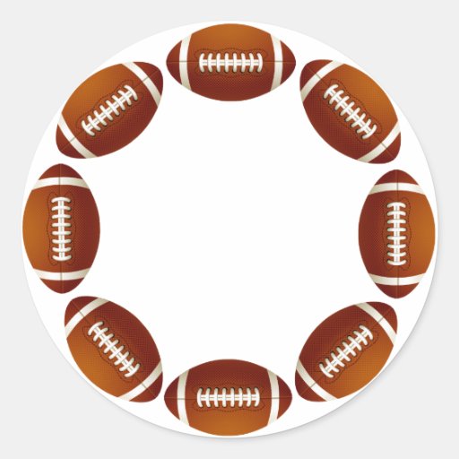 DISEÑO DEL CÍRCULO DEL FÚTBOL PEGATINA