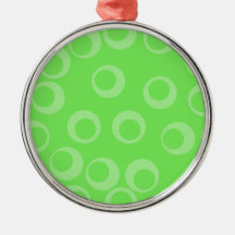 Diseño del círculo en verde. Modelo retro Adorno De Reyes