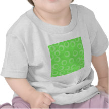 Diseño del círculo en verde. Modelo retro. Persona Camiseta