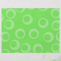 Diseño del círculo en verde. Modelo retro. Persona Tarjeton