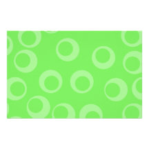 Diseño del círculo en verde. Modelo retro. Persona Papeleria De Diseño