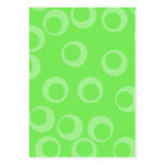 Diseño del círculo en verde. Modelo retro. Persona Tarjeta De Visita