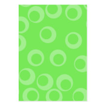 Diseño del círculo en verde. Modelo retro. Persona Tarjeta De Visita