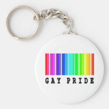 diseño del código de barras del gaypride llaveros