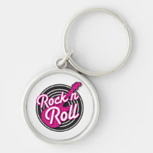 Diseño del expediente del Rockabilly del rollo de  Llavero