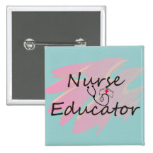 Diseño del extracto del educador de la enfermera pins