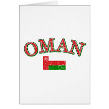 Diseño del fútbol de Omán Tarjeton