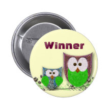 Diseño del ganador de los búhos pins