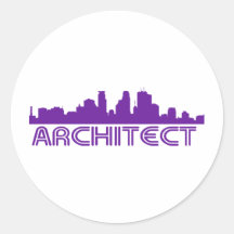¡Diseño del horizonte del arquitecto! Pegatina