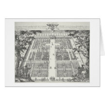 Diseño del jardín "de los jardines de Wilton", c.1 Felicitaciones