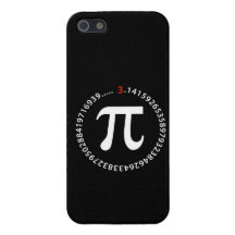 Diseño del número del pi iPhone 5 carcasas
