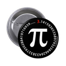 Diseño del número del pi pins