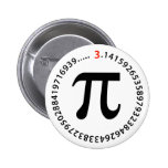 Diseño del número del pi pins