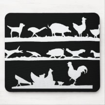 Diseño del papel del corte de los animales del cam alfombrilla de ratones